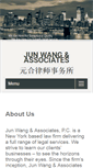 Mobile Screenshot of junwanglaw.com